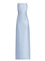 Pryce Embellished Mikado Column Gown