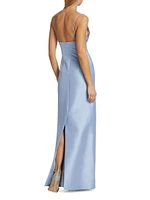 Pryce Embellished Mikado Column Gown