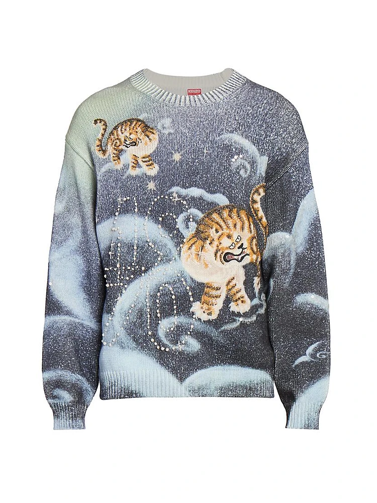 Cloud Tiger Cotton-Blend Sweater