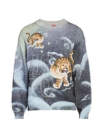 Cloud Tiger Cotton-Blend Sweater