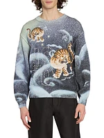 Cloud Tiger Cotton-Blend Sweater