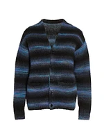 Striped Alpaca & Wool-Blend Cardigan