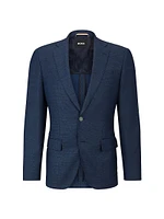 Slim-Fit Jacket Wool Twill