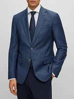 Slim-Fit Jacket Wool Twill