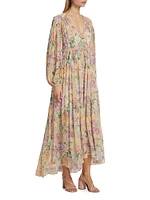 Halliday Gathered Maxi Dress