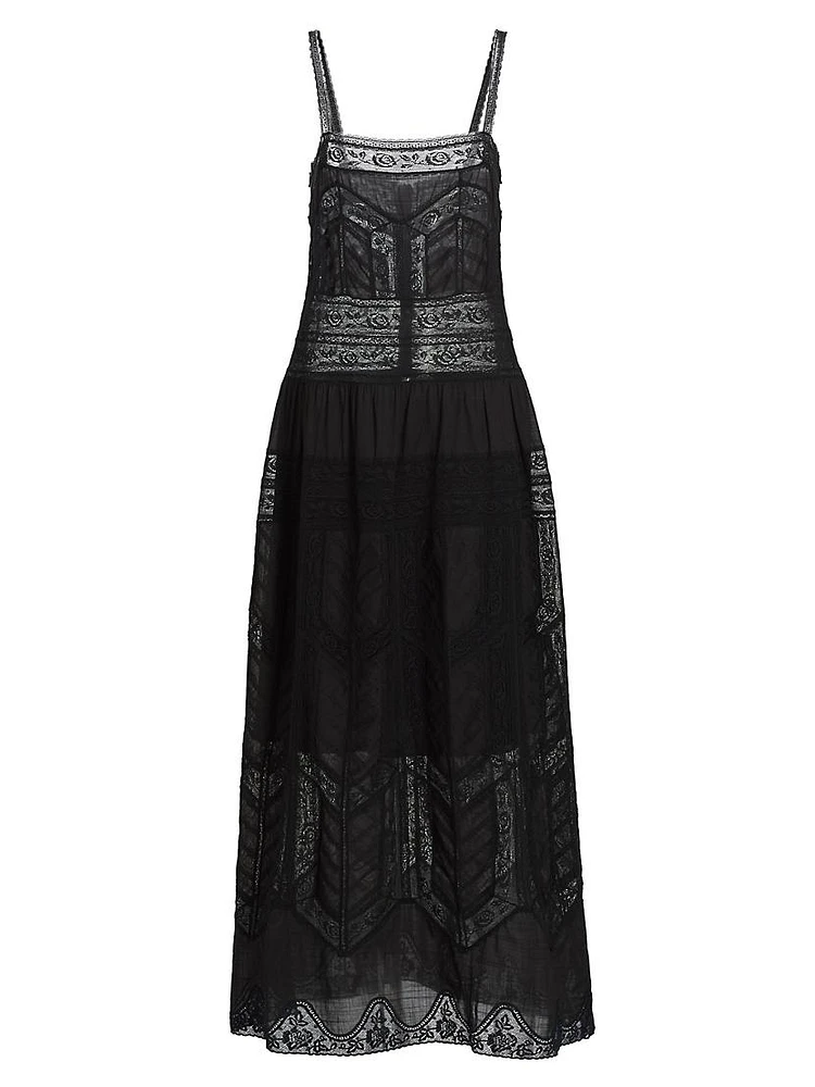 Halliday Lace Slip Maxi Dress