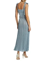 Waverly Metallic Tie Maxi Dress