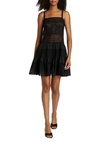 Halliday Cotton Lace Minidress