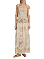 Halliday Lace Trim Slip Maxi Dress