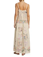 Halliday Lace Trim Slip Maxi Dress