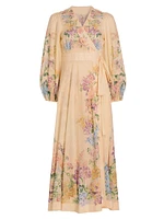 Halliday Floral Wrap Maxi Dress