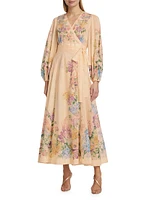 Halliday Floral Wrap Maxi Dress