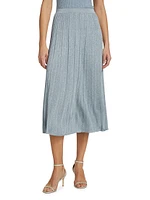 Waverly Rib-Knit Midi-Skirt