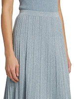 Waverly Rib-Knit Midi-Skirt