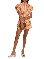 Golden Cuffed Romper