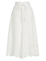 Ottie Flared Midi-Skirt