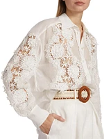 Halliday Lace Oversized Shirt