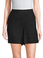 Pinjaba Linen Knee-Length Shorts