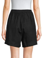 Pinjaba Linen Knee-Length Shorts