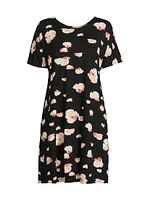 Gertie Floral Jersey Pullover Tunic Dress