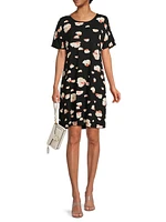 Gertie Floral Jersey Pullover Tunic Dress