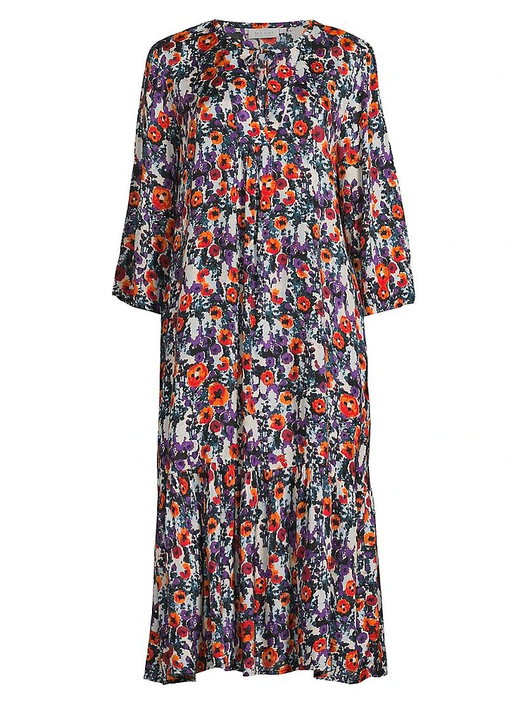 Nampula Floral Midi-Dress