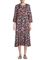 Nampula Floral Midi-Dress