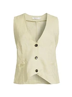 Jordyn Linen Waistcoat