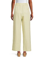 Perli Wide-Leg Linen Pants