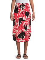 Silja Printed Midi-Skirt