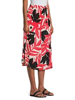 Silja Printed Midi-Skirt