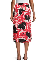 Silja Printed Midi-Skirt