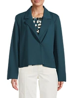 Jena Ponté-Knit Short Jacket