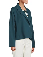 Jena Ponté-Knit Short Jacket