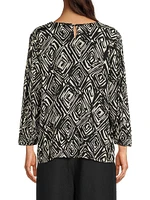 Brisa Geometric Blouse