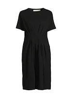 Noelene Gathered Ponte Dress