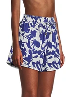 Vicki Floral Cotton Shorts