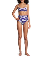 Side-Tie High-Waist Bikini Bottom