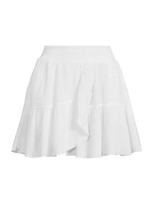 Izzy Cotton Wrap Skirt