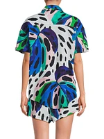 Michelle Graphic Cotton Shirt