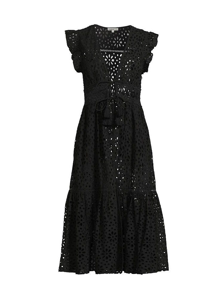 Lauren Eyelet Cover-Up Dress