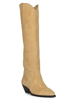 Denvee Suede Knee-High Boots