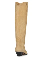 Denvee Suede Knee-High Boots