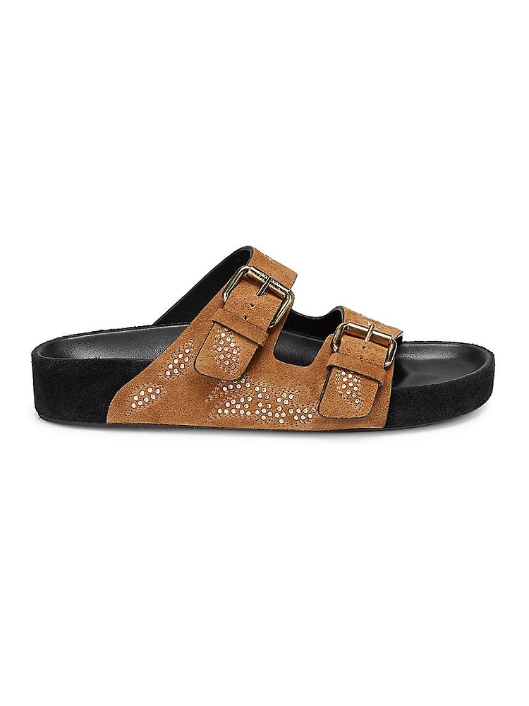 Lennyo Suede Sandals