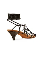 Arden 45MM Leather Strappy Sandals