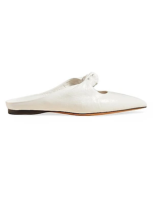 Rowan Knotted Leather Mules