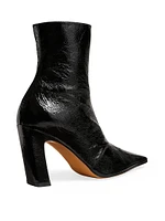 Nevada 85MM Stretch Leather Ankle Boots