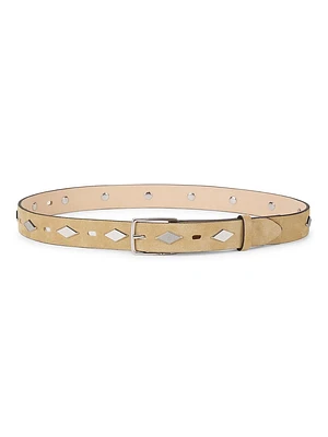 Colin Studded Suede Belt