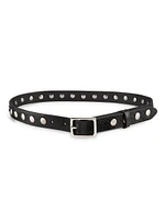 Baby Boyfriend Studded Leather Belt