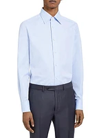 Sea Island Cotton Long-Sleeve Tailoring Shirt